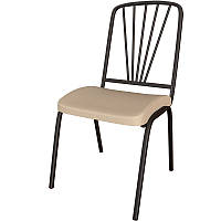 Стул для кафе КВІНТА від виробника. Стулья для барів з металевою спинкою