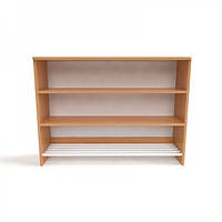 Дитяча тумба для взуття з решіткою. Полиця під взуття в дитячий садок