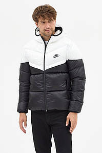 Пуховик Nike Storm-Fit білий з чорним