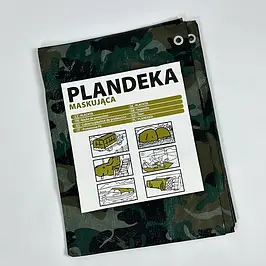 Тенти Камуфляж/Хакі 100 г/м² Plandeka Poland