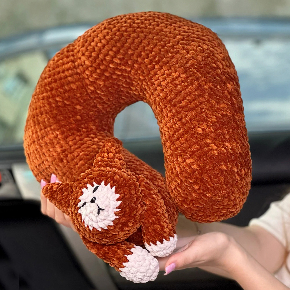 ДОРОЖНЯ ПОДУШКА, Майстер-клас із в'язання (рівень початківець̆), фото 1