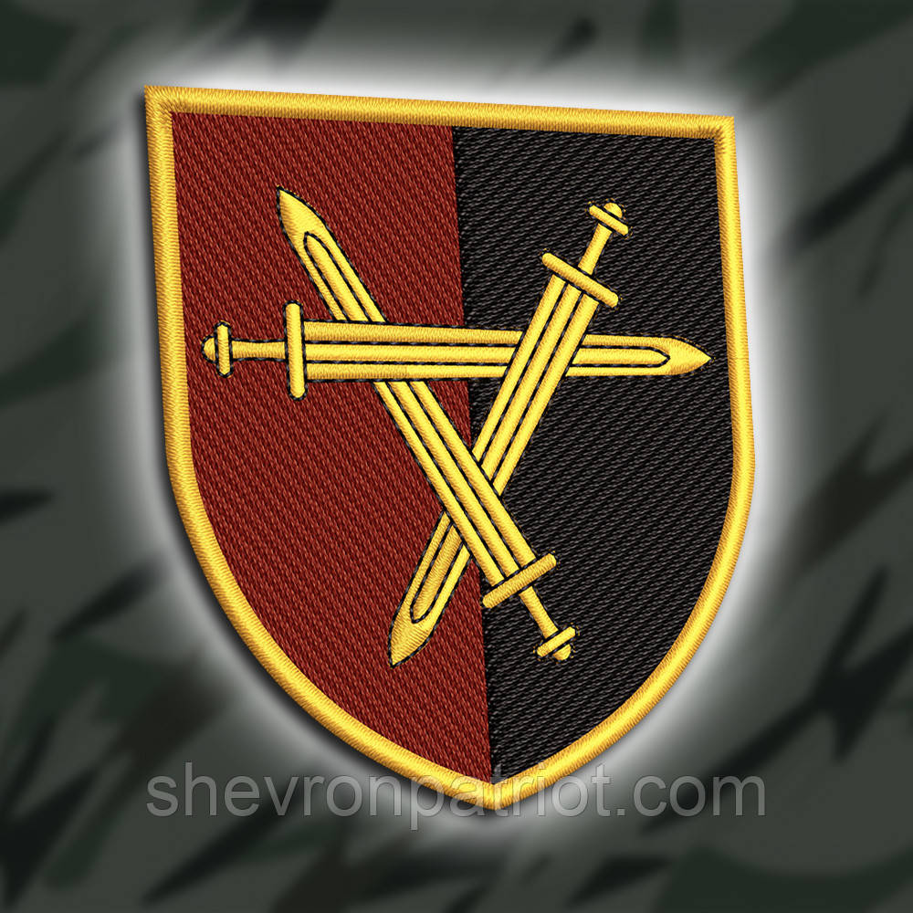 Шеврон бригадний 32 ОМБР (32-ГА ОКРЕМА МЕХАНІЗОВАНА БРИГАДА) 8Х7СМ, фото 1