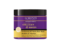 Маска для волосся Lorenti з колагеном та біотином, 500 мл