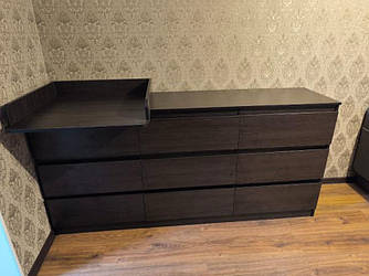 Комод Лайт 9 із накладним пеленатором 1900Х450х900 Венге