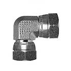 Гідравлічний кутник 90° DKR 3/8 - DKR 3/8 перехідник з дюймовим BSP різьбленням