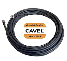 5,8ГГц кабель коаксіальний WL400 (LMR400, RG8) - N-type(тато) = N-type(тато) - Італия