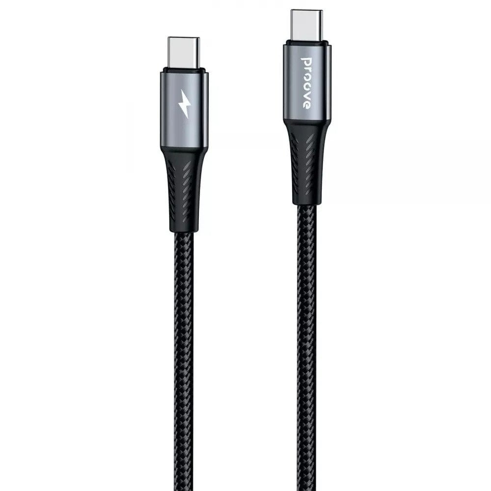 Кабель Proove WireX Pro Type-C to Type-C 60W (1.5m) Black (CCWX11002201)
