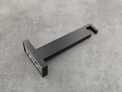 Тримач Marcin Dekor Скарлайн одинарний 15 см чорний матовий