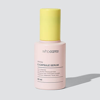 Who Cares Shining C-Capsule Serum Мультивітамінна сироватка для обличчя з інкапсульованим вітаміном