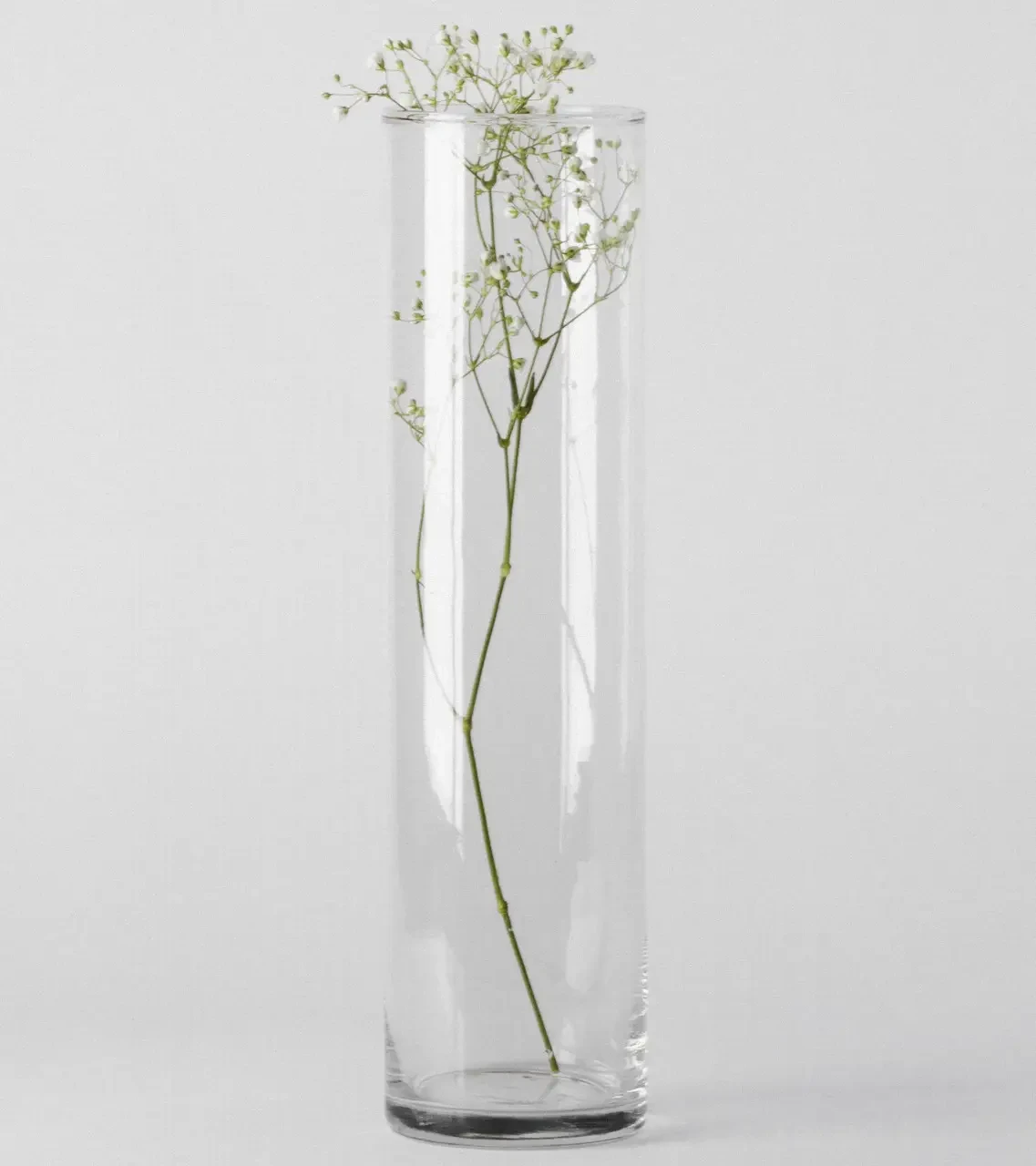 Ваза прозора циліндр h 480 d 160 мм, фото 1