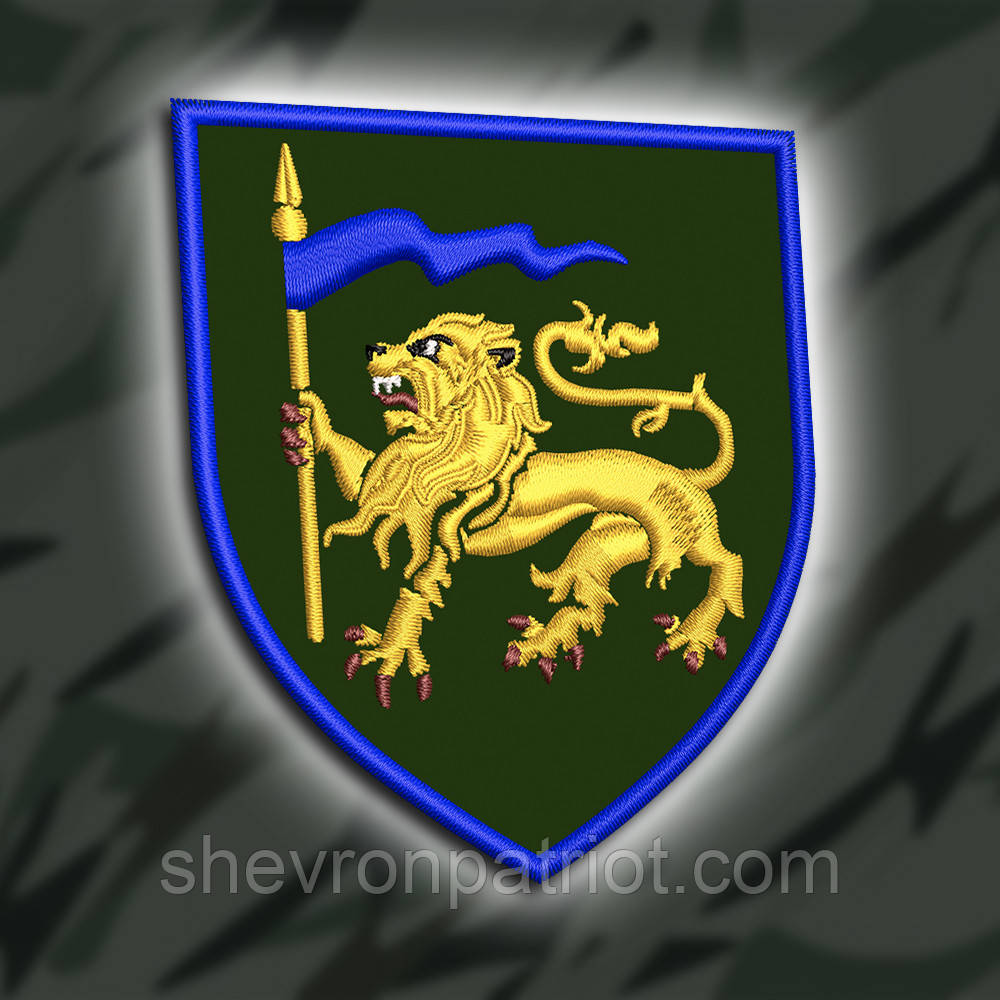 Шеврон бригадний 60 ОМБР ( 60-ТА ОКРЕМА МЕХАНІЗОВАНА ІНГУЛЕЦЬКА БРИГАДА ) 8Х7СМ, фото 1