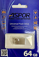 USB Flash Aspor AR105 64GB- срібло
