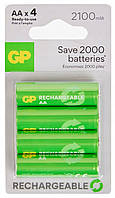 Акумулятори GP Rechargeable R6 AA 2100 mAh Ni-MH 4 шт ОРИГІНАЛ