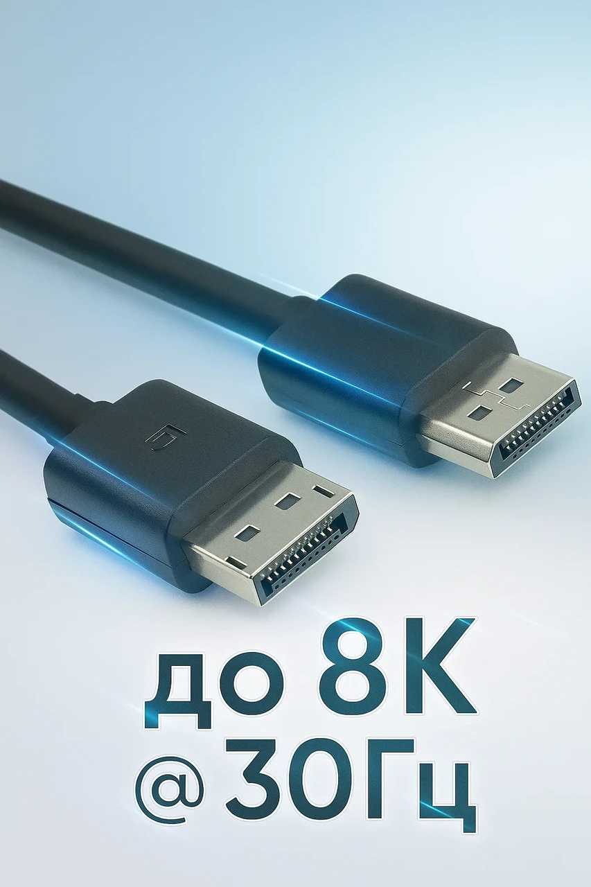 Кабель DisplayPort (DP) Dell 1.8 м, до 8K (5K1FN23501), фото 1