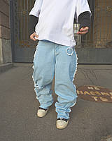 Джинси беггі OGONPUSHKA Empyreal Sky Blue(*)