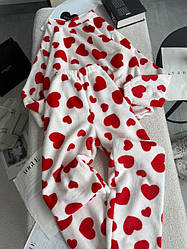 Жіноча тепла піжама; Різні кольори ; Розміри: 42/44 та 46/48 ;