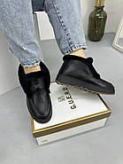 Лофери зимові жіночі GUERO G007-5004 Colour 043 чорні шкіряні 38, фото 2