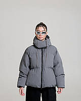Зимова жіноча пухова куртка OGONPUSHKA Easy 2.0 графіт