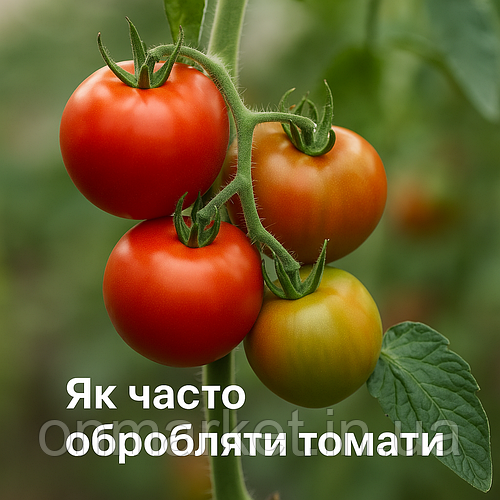 🌿 Як часто обробляти томати