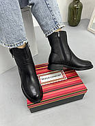 Зимові черевики жіночі MeegoComfort 25A73265-3 BLACK чорні шкіряні, фото 2