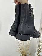 Зимові черевики жіночі MeegoComfort 25A73265-3 BLACK чорні шкіряні, фото 6