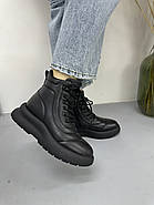 Черевики зимові жіночі MeegoComfort OX63329-1Z Black чорні на високій платформі 36, фото 2