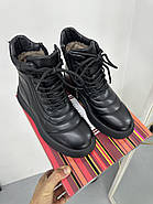 Черевики зимові жіночі MeegoComfort OX63329-1Z Black чорні на високій платформі 36, фото 3