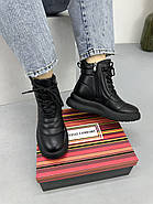 Черевики зимові жіночі MeegoComfort OX63329-1Z Black чорні на високій платформі 36, фото 5