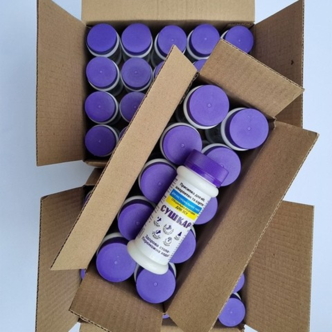 Присипка для ніг та тіла 100 мл - упаковка 50 штук