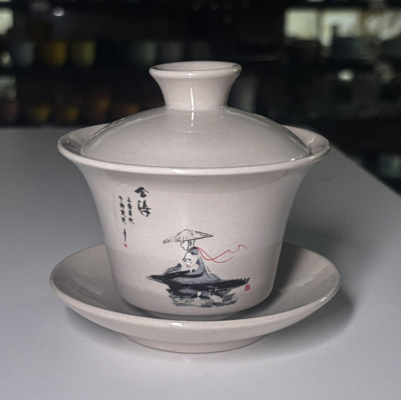 Глянцева керамічна гайвань Розмірене життя 140 мл.