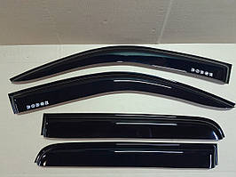 Дефлектори вікон DODGE RAM Crew Cab (довга кабіна) 2009-2019 (на скотче) вітровики Додж Рам