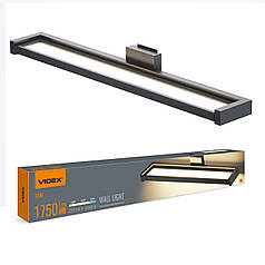 Настінний світильник Videx WL02 18W 2800/4000/6000K з сенсором чорний VL-WL02-18CSB