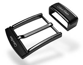 Ремінна пряжка з тренчем Calvin Klein 40мм М-32026 колір Темний-нікель з чорним