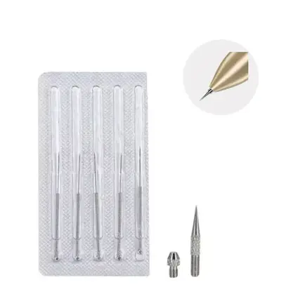 Набор голок для електрокоагулятора YP-03 5 тонких і одна товста, фото 1