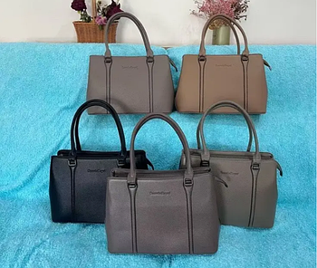 Сумочка жіноча прямокутна ділова 33,5*24 см на блискавці зі штучної шкіри в різних кольорах Liza