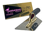 Кельма золото нержавіюча сталь 240х100х0,6 мм Marmorino Tools ELITE PRO DUAL EXOTIC, фото 2