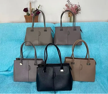 Сумочка жіноча прямокутна ділова 33*24 см на блискавці зі штучної шкіри в різних кольорах Liza