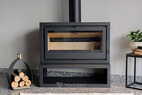 Піч камін Bella Thalia Iskra XL на дровах з великим склом, фото 3