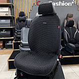 Накидки на передній ряд CarFashion, модель Kant, чорний, фото 3