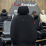 Накидки на передній ряд CarFashion, модель Kant, чорний, фото 2