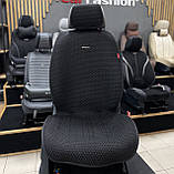 Накидки на передній ряд CarFashion, модель Kant, чорний, фото 4