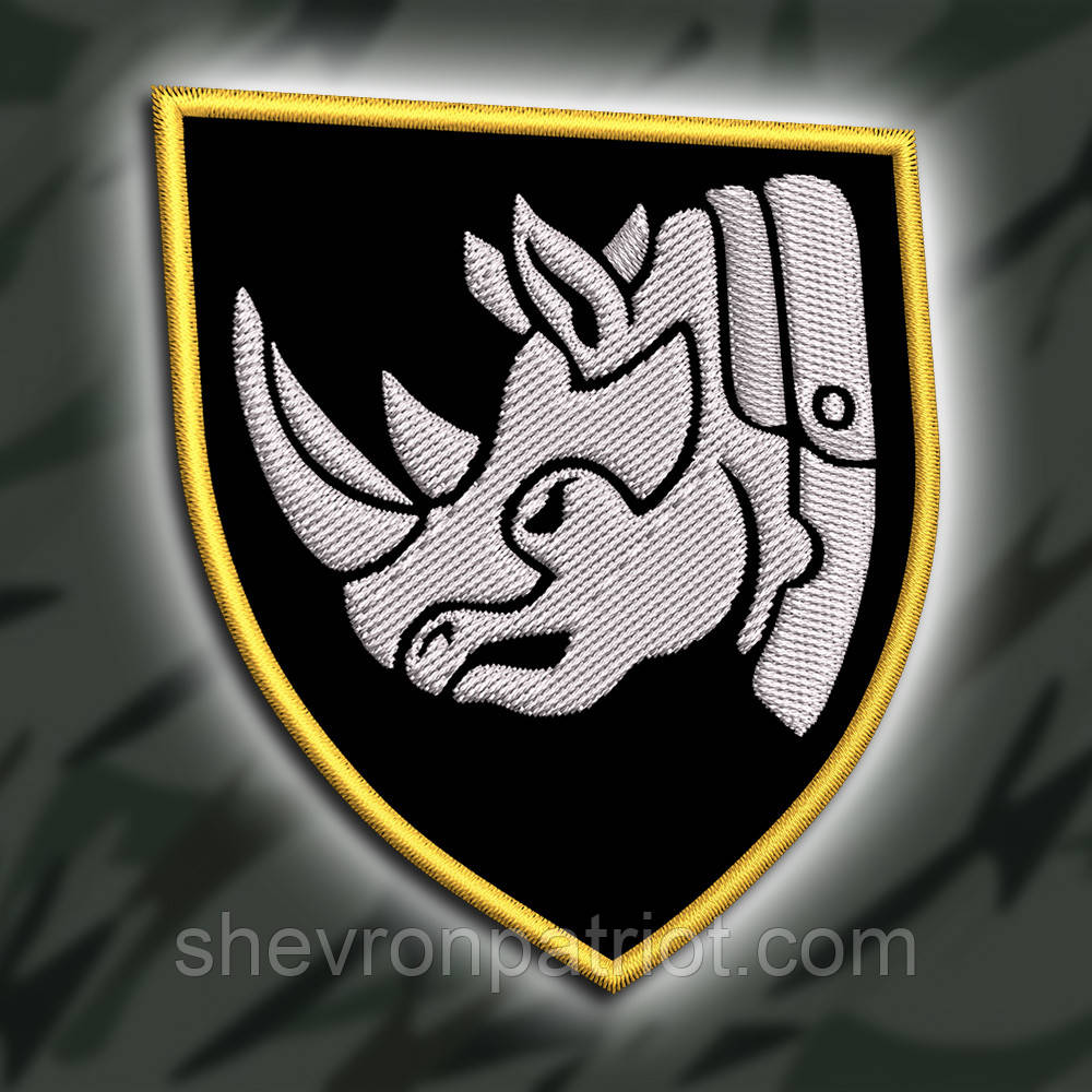 Шеврон бригадний 4 ОТБР ( 4-ТА ОКРЕМА ТАНКОВА БРИГАДА) 8Х7СМ, фото 1