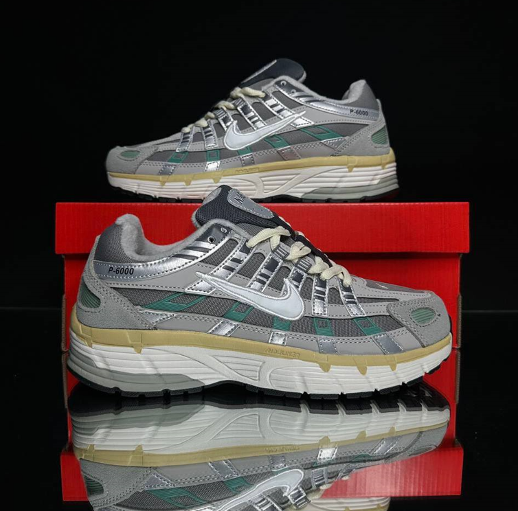 Чоловічі кросівки Nike P-6000 Gore-Tex Grey Flat Pewter Найк Гортекс сірі захист від води осінь тепла зима, фото 1