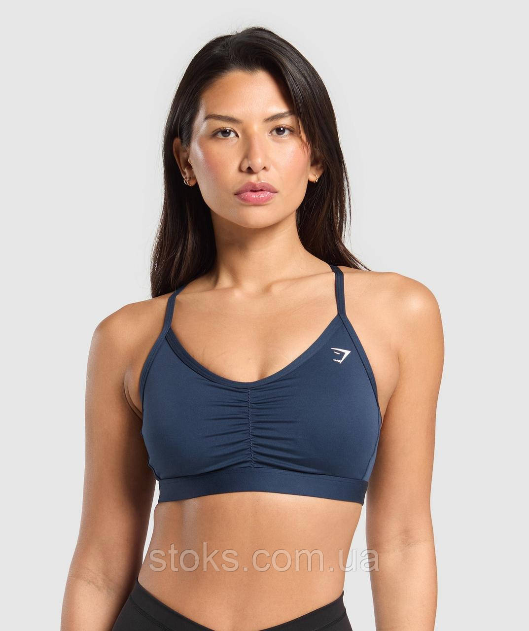 Жіночий топ для залу та занять спортом GymShark RUCHED SPORTS BRA, фото 1