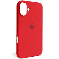 Чохол Fiji Silicone Case для Apple iPhone 17 бампер накладка Soft Touch з мікрофіброю Red