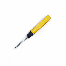 Викрутка двостороння 2 в 1 із пластиковою ручкою кольорова 13 см, фото 2