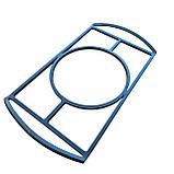 Підставка для казану та сковороди для мангалу, легка портативна для приготування страв на відкритому вогні з квадрату АБВ, фото 2