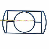 Підставка для казану та сковороди для мангалу, легка портативна для приготування страв на відкритому вогні з квадрату АБВ, фото 4