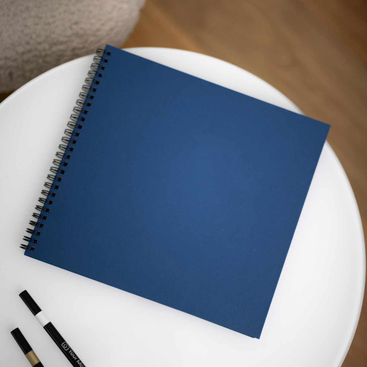 Фотоальбом DIY Синій із Твердою Обкладинкою | Альбом із чорними сторінками | Альбом для фото 24×25 см + 18 фото, фото 1