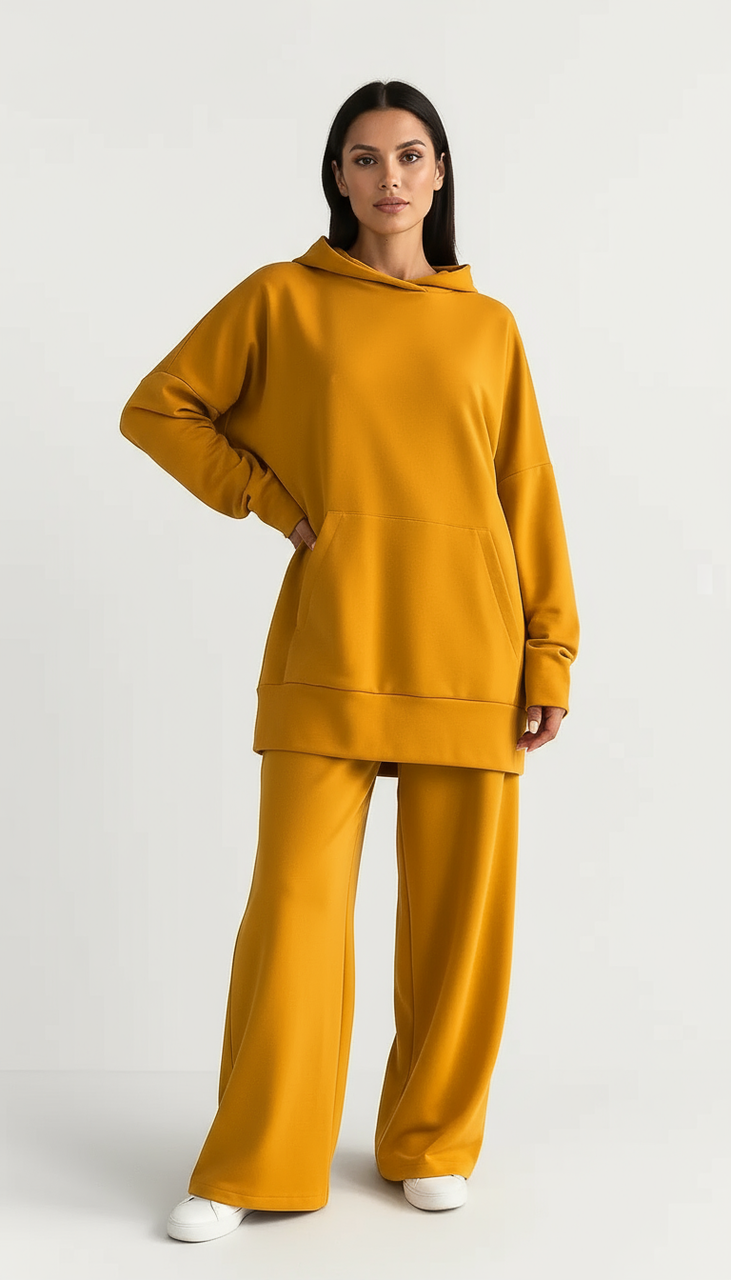 Костюм жіночий, худі та широкі штани